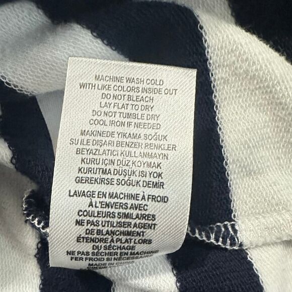 Opening Ceremony Pullover Sweatshirt Women's XS Navy Blue White Long Sleeve - Picture 10 of 10